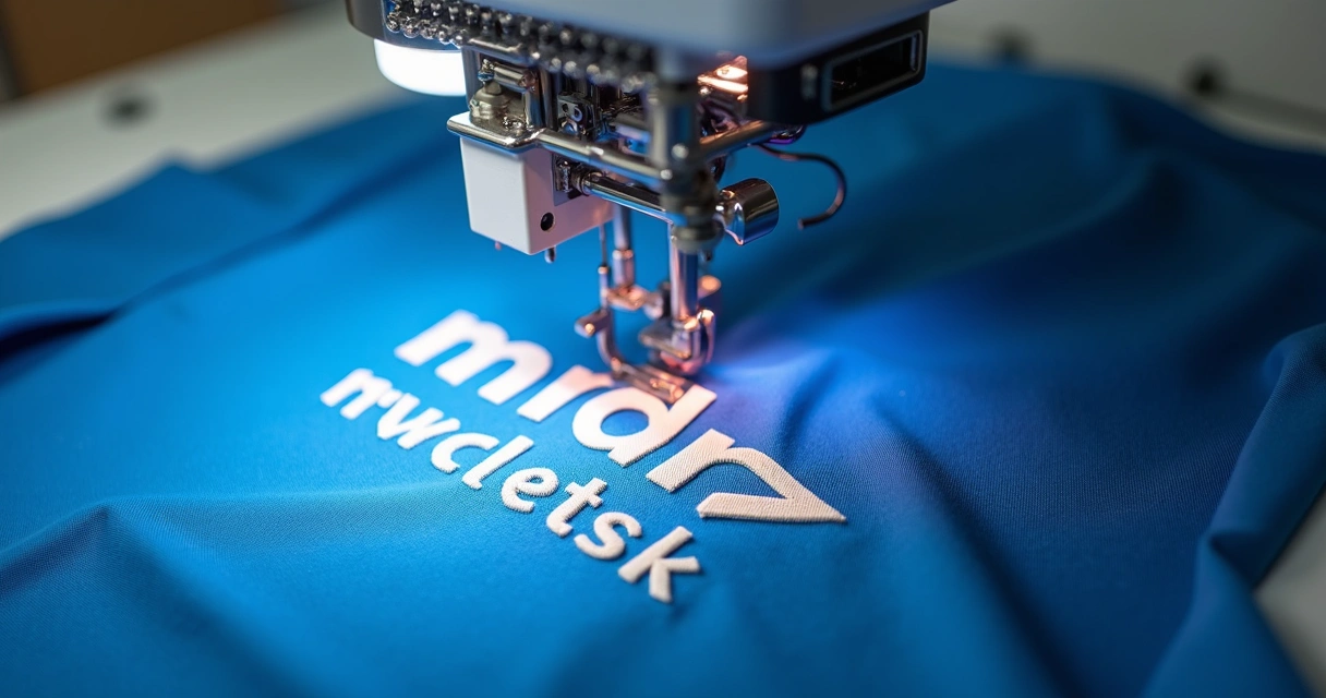 Personalização de uniforme com logo e bordado empresarial 