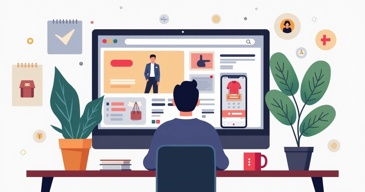 Tela de personalização de loja digital com opções de cores, fontes e logo visíveis 