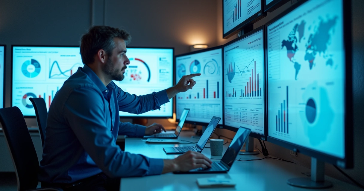 Dashboards mostrando personalização de atendimento digital 