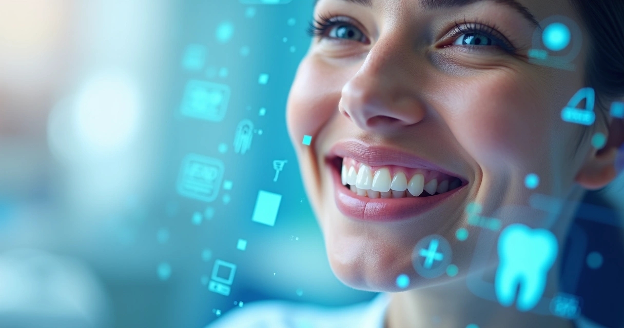 Design de newsletter personalizada com nome do paciente e dicas para clareamento dental 