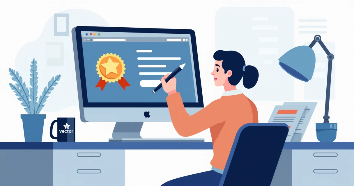 Personalização de placa de homenagem em computador 