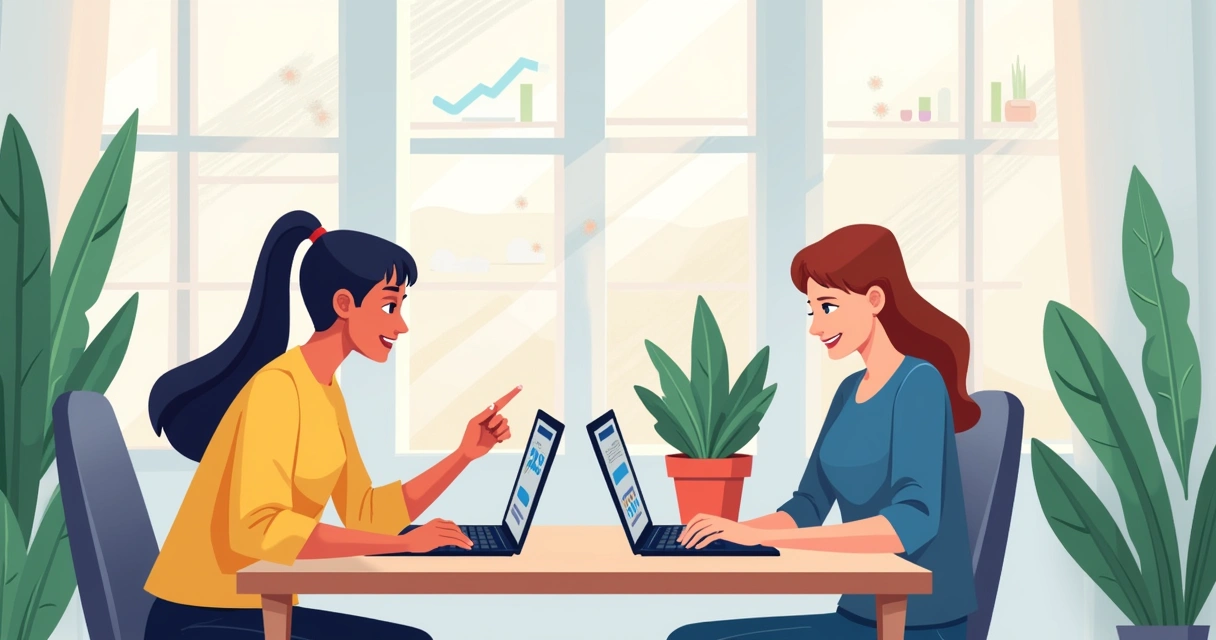 Equipe de atendimento personalizando emails para clientes em tablets e computadores 