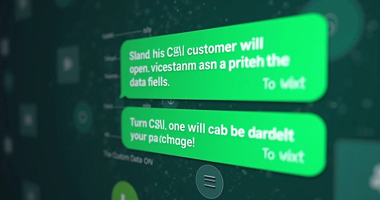 Mensagem personalizada no WhatsApp com nome do cliente e preferências destacadas