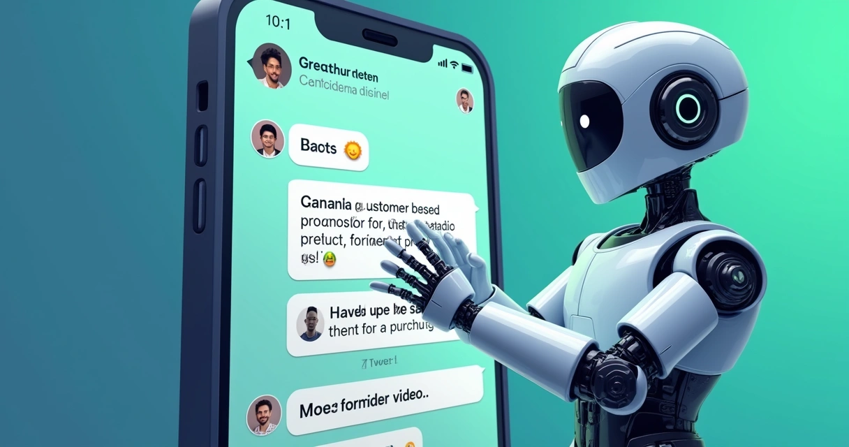 Conversación personalizada con un cliente mostrando nombre y recomendación de producto 