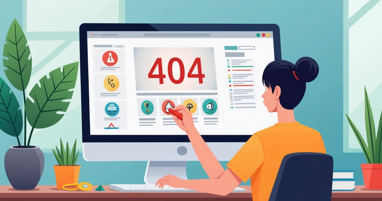Exemplo de personalização de página de erro em criador de sites 