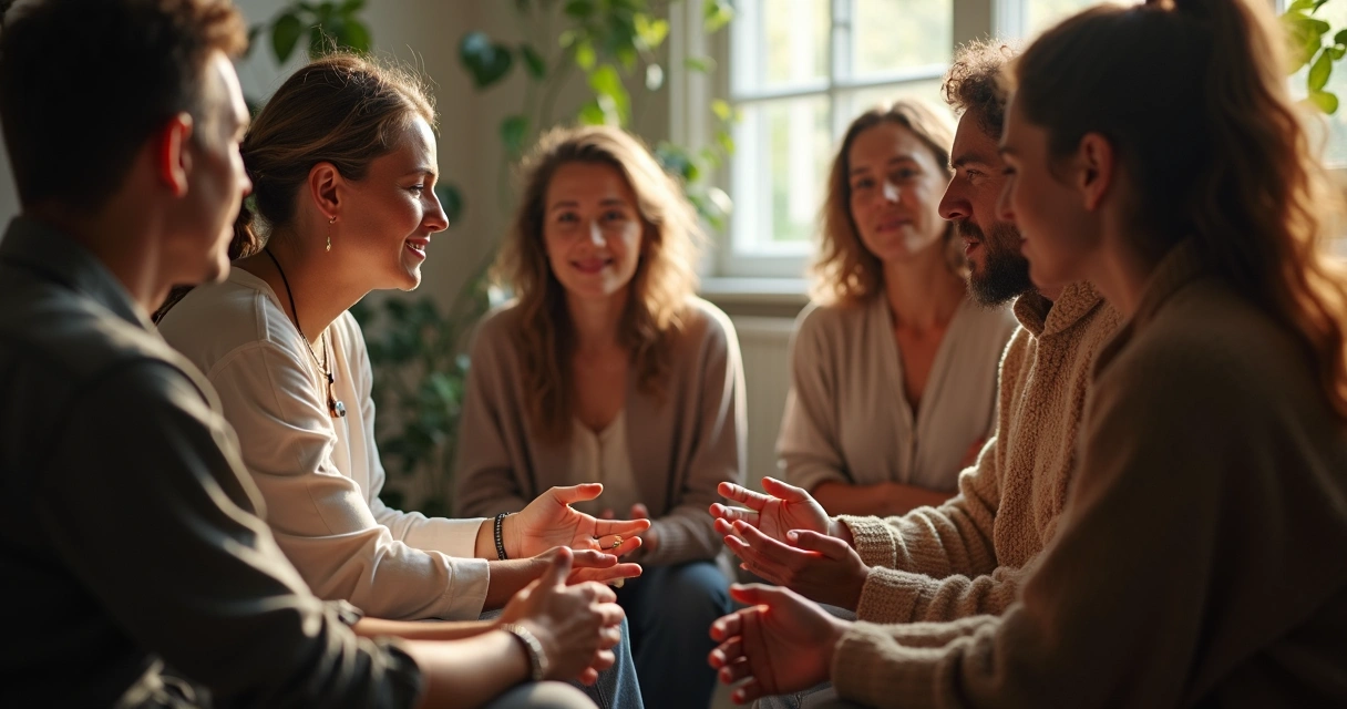 Personas dialogando y conectando entre sí