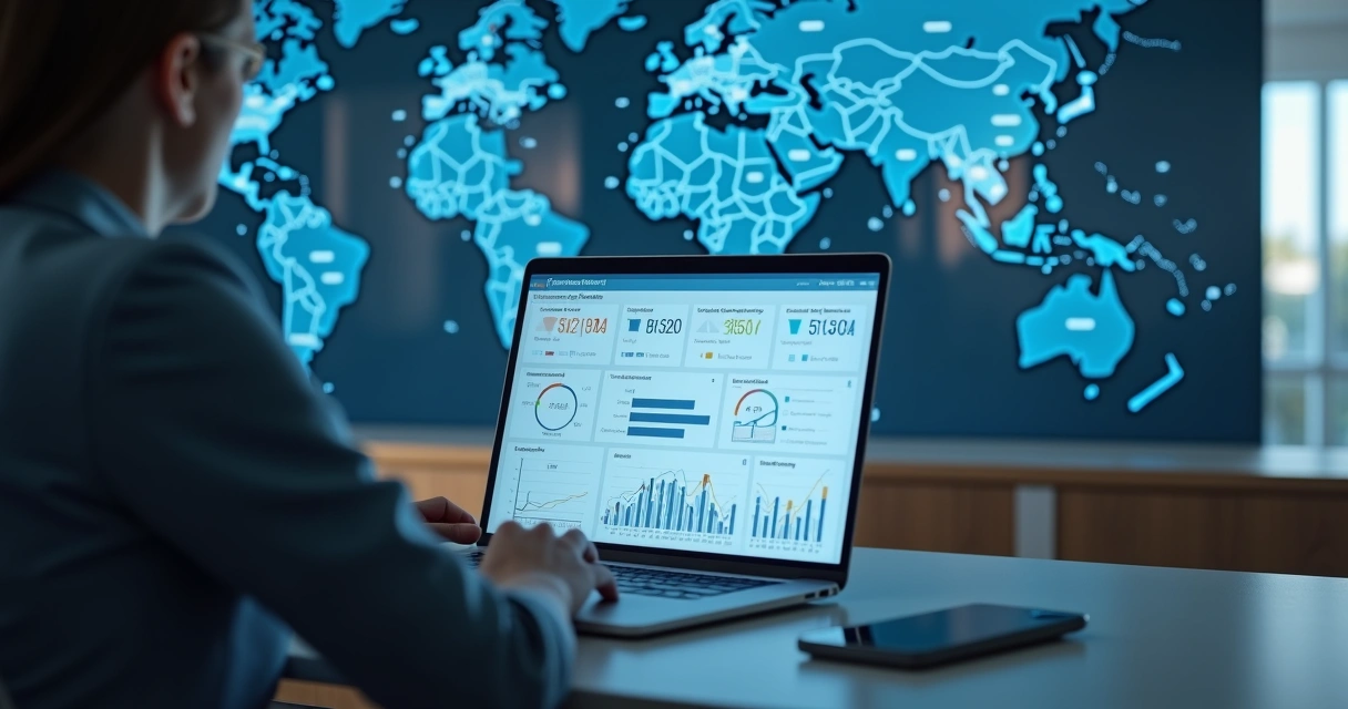 Usuário pesquisando fornecedores no computador 