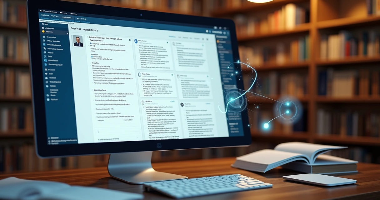 Tela de pesquisa jurídica com inteligência artificial