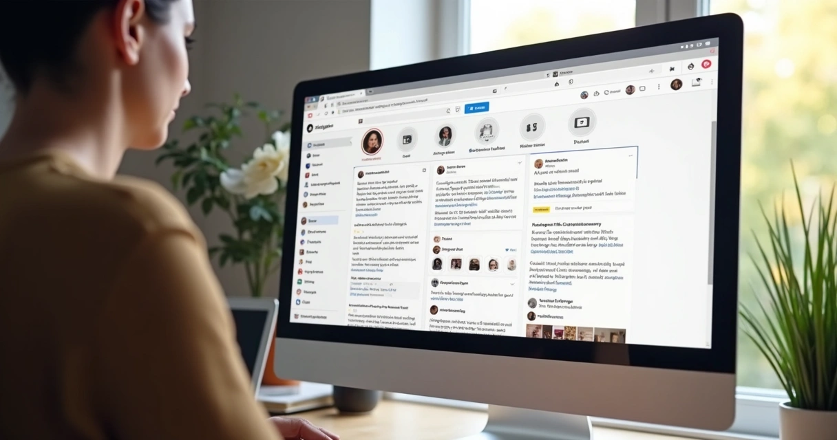 Tela de busca do Instagram mostrando filtros de perfil e localização 