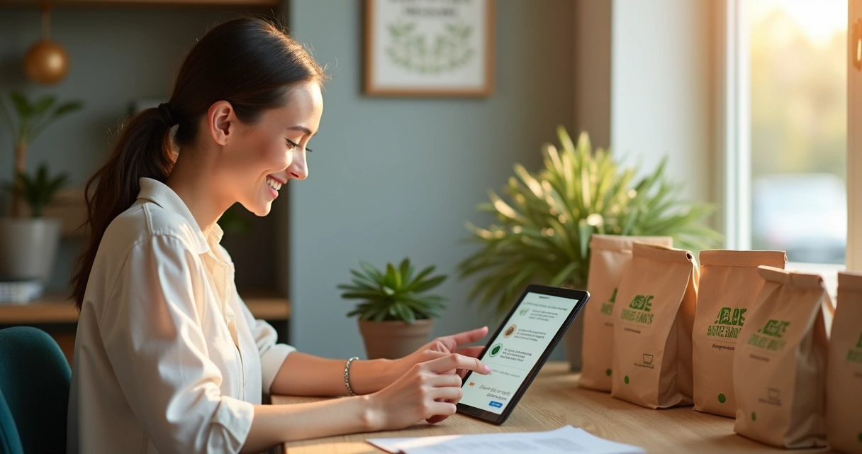 Cliente respondendo pesquisa de satisfação digital 