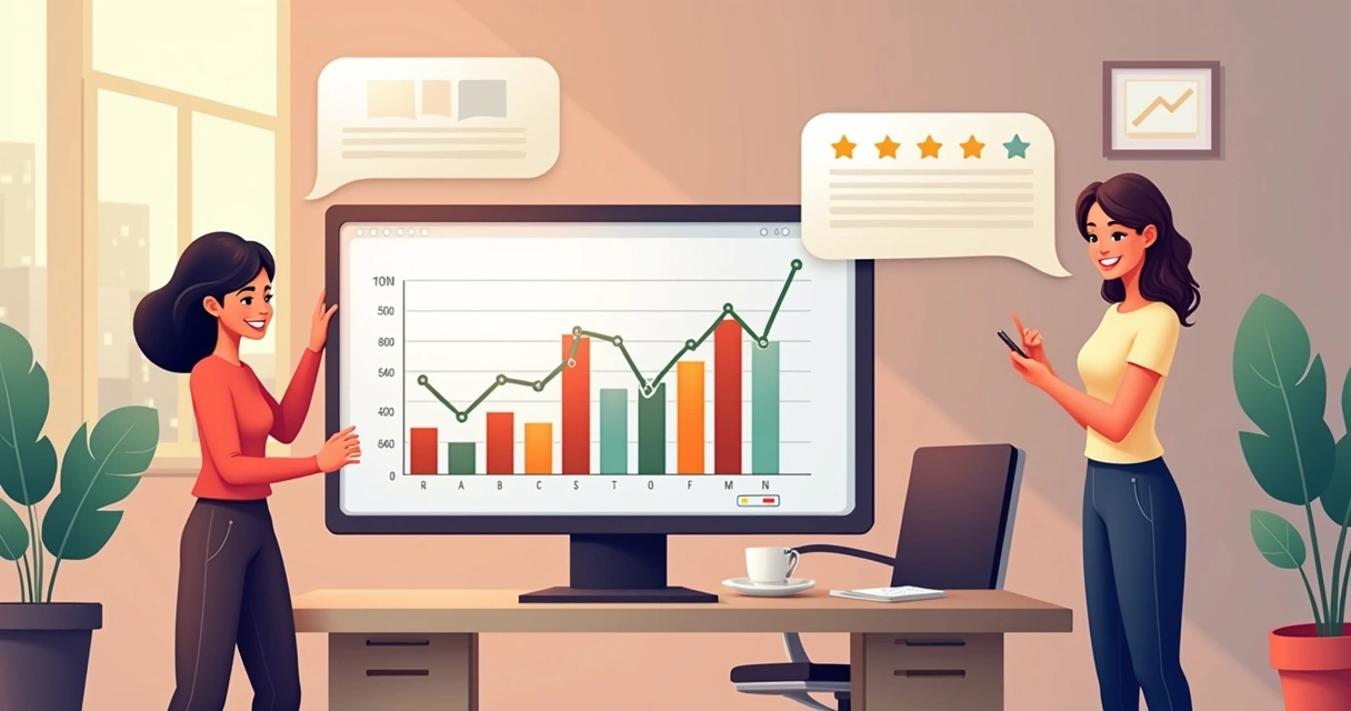 Gráfico de satisfação do cliente no CRM 