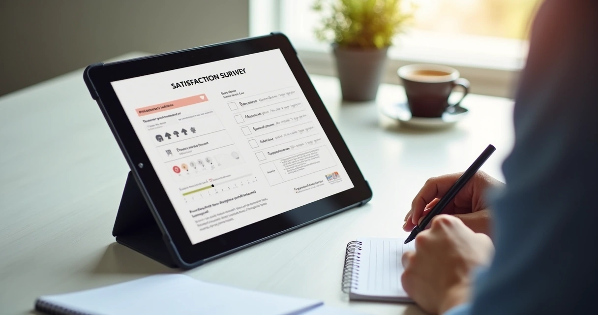 Formulário online de pesquisa de satisfação com perguntas objetivas