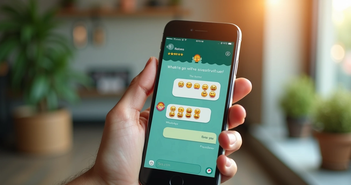 WhatsApp exibindo pesquisa de satisfação para cliente responder 