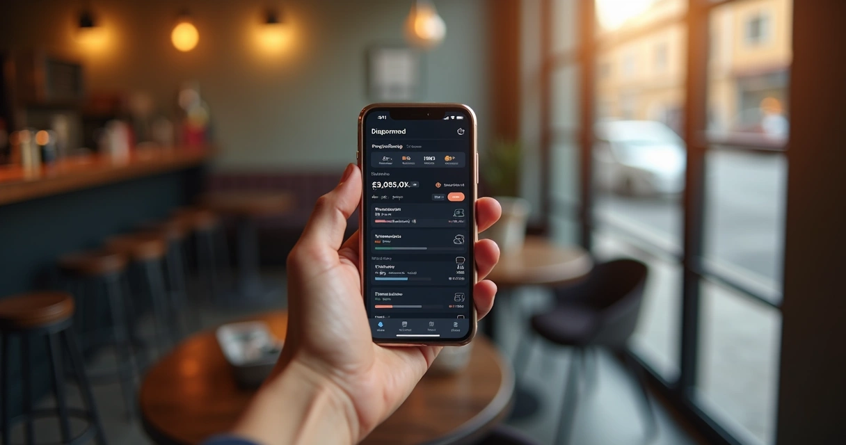 Pessoa usando celular para apostar em evento real, tela mostra opções Sim ou Não 