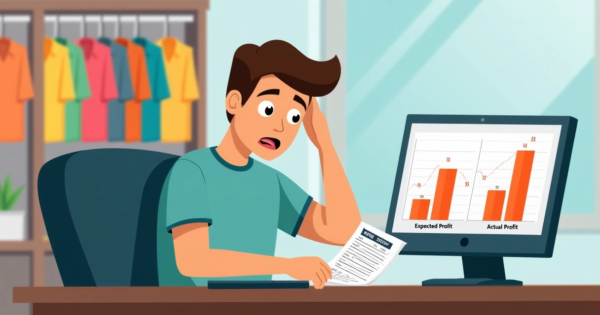 Dono de loja frustrado ao ver margem menor que imaginava 