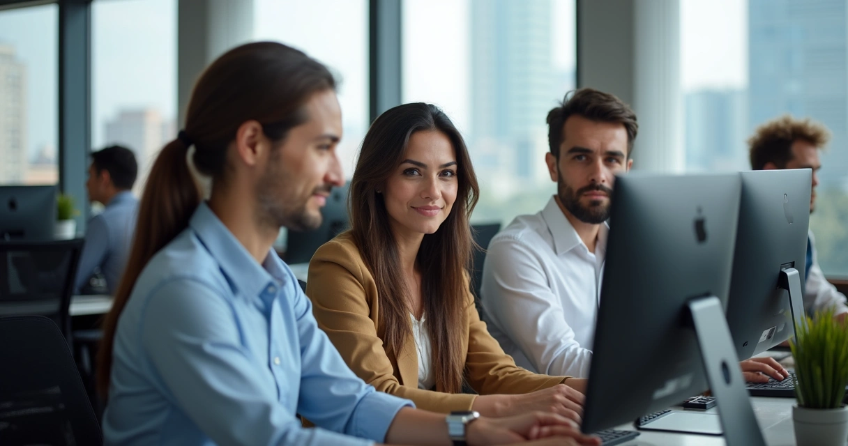 Pessoas brasileiras em primeiro dia de trabalho nos Estados Unidos 