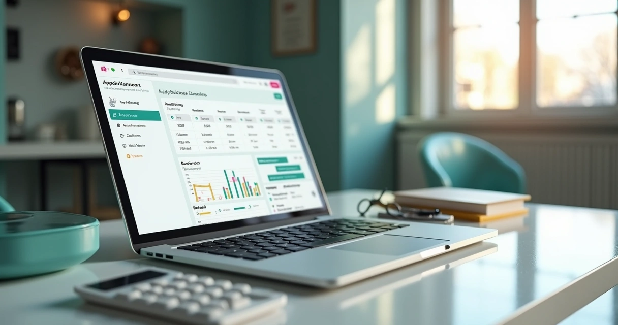 Dashboard showing pet service pricing and bookings