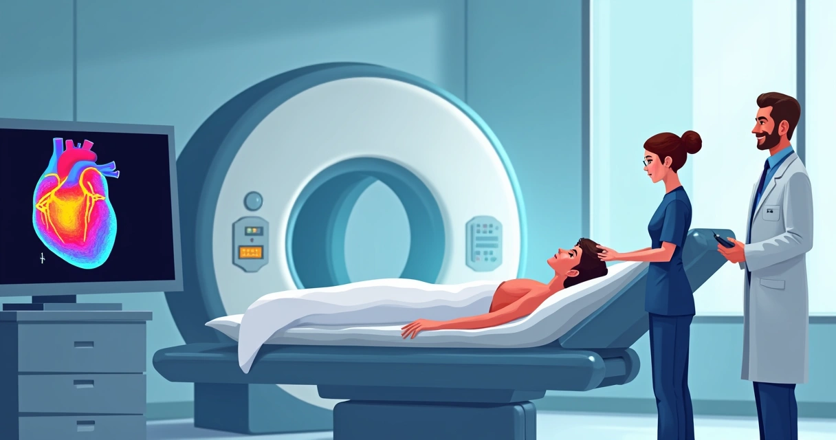 Imagem ilustrativa de exame PET/CT mostrando inflamação em válvula cardíaca 