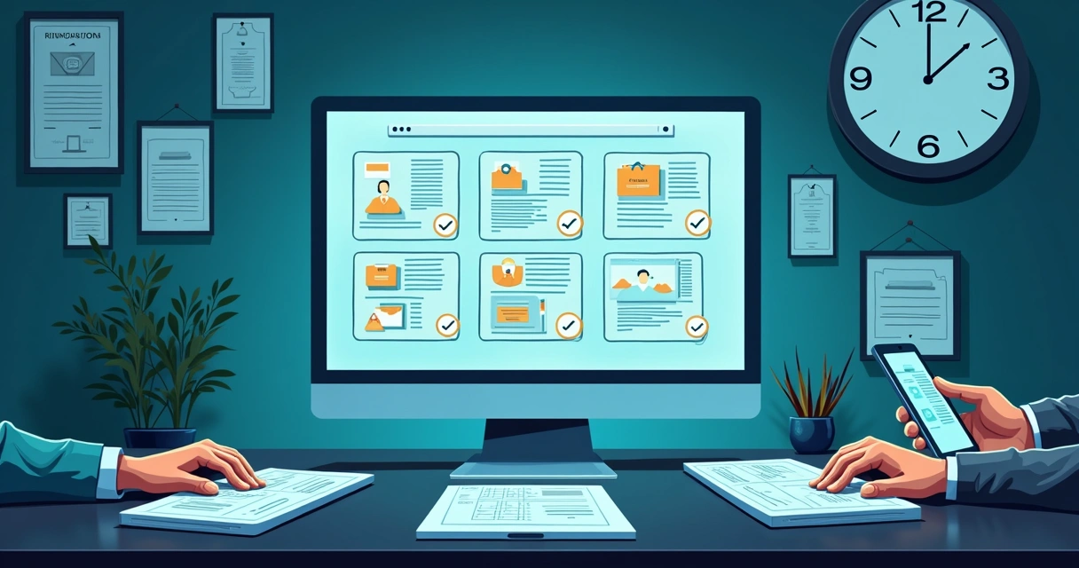 Tela de sistema mostrando PGR e documentos digitais 