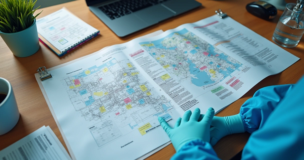 Mapa de riscos em laboratório ocupacional 