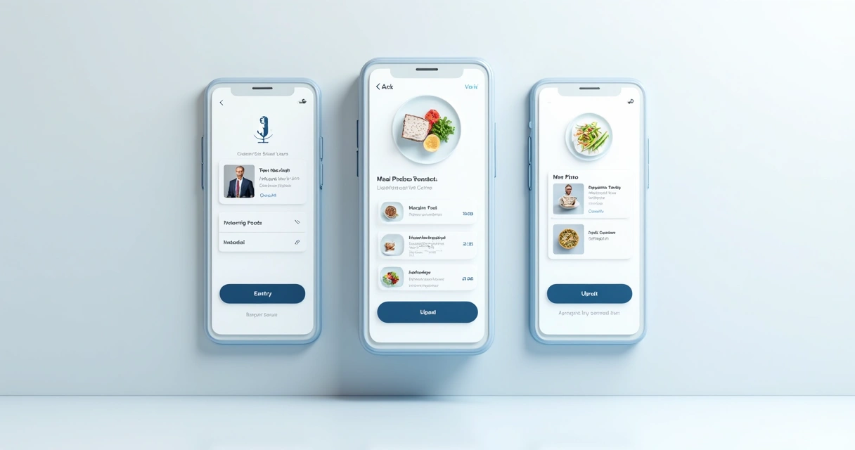 Meal logging using voice, barcode, and photo on a food tracking app 