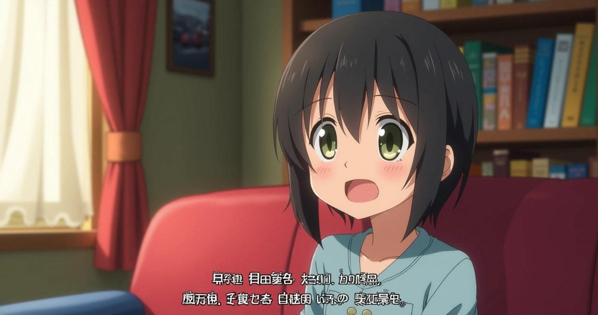 Cena de animação com legenda explicando piada japonesa em português 