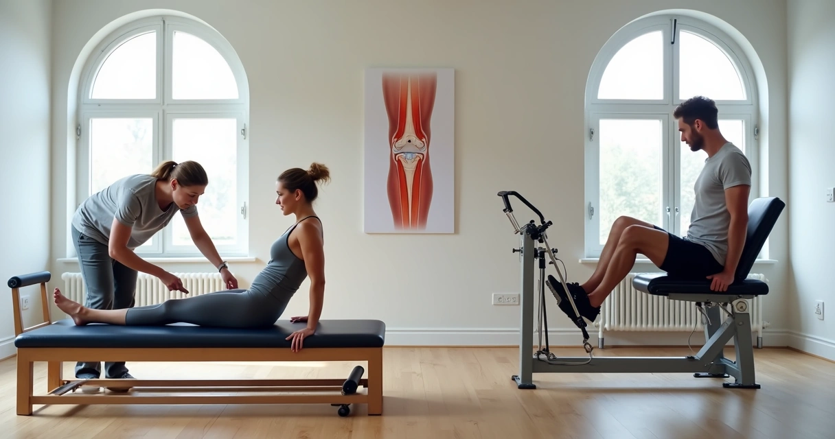 Comparação entre treino de pilates e musculação focados no joelho 