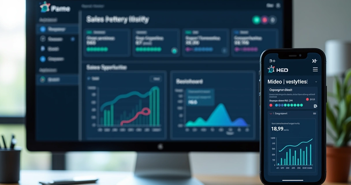 Exemplo visual de alerta vermelho em estágio parado no CRM 