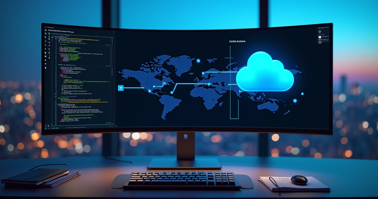 Fluxo automatizado de deploy ligando código, pipeline e nuvem 