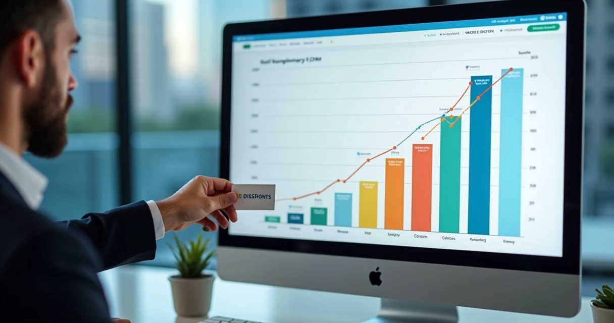 Pipeline de vendas visual com etapas em colunas em tela de CRM 