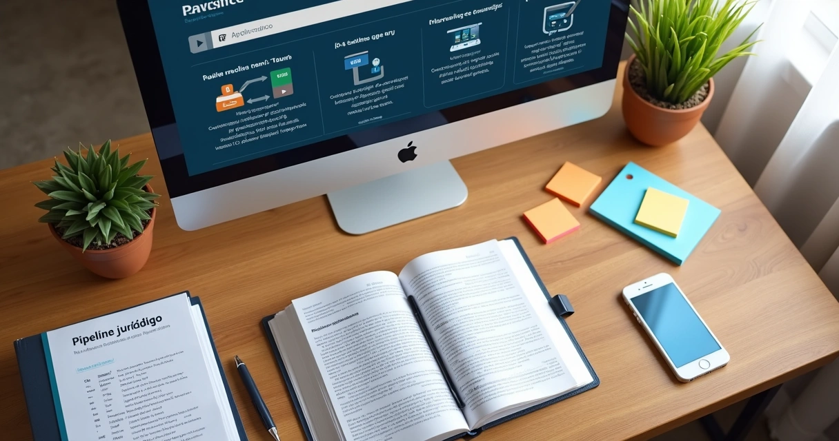 Fluxo organizado de etapas em pesquisa jurídica com IA 