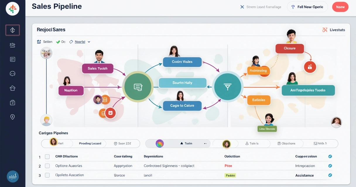 Fluxo de vendas visualizado em funil digital para agência digital 