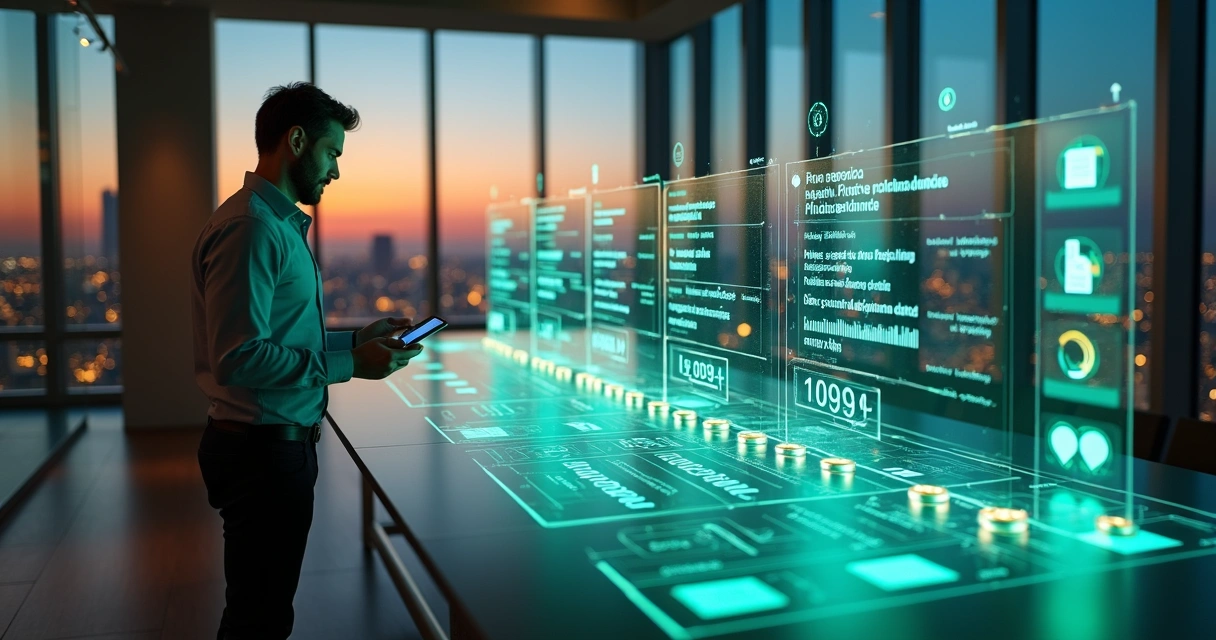 Empresário movendo peças em tabuleiro de vendas em forma de pipeline 