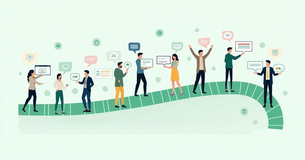 Representação do funil de vendas com interações no WhatsApp 