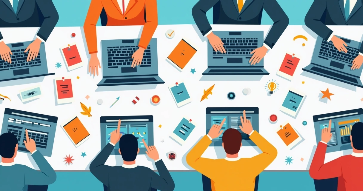Diversos exemplos de slides de sucesso em apresentações de startups. 