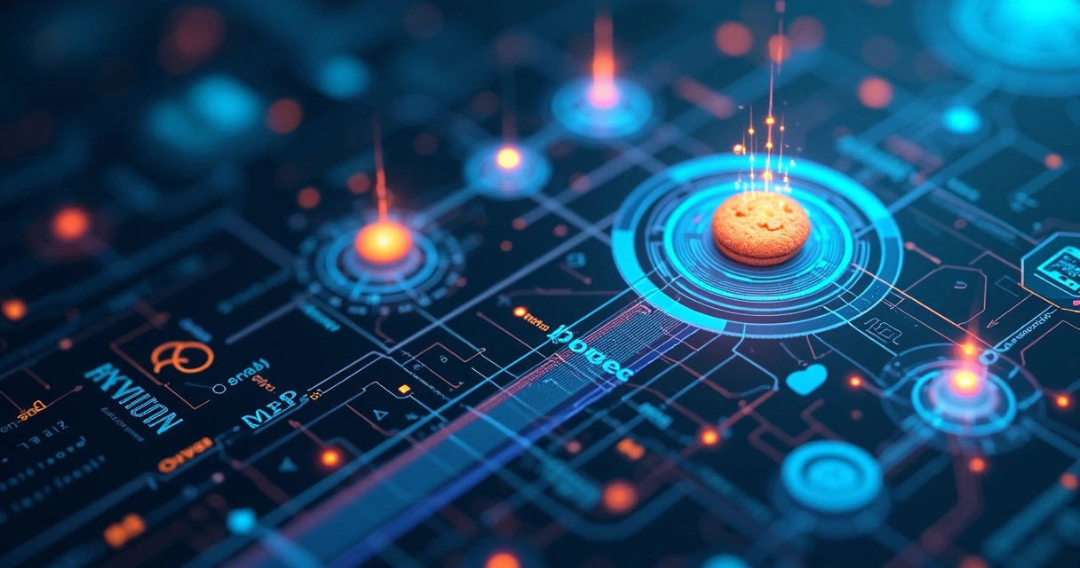 Representação de ferramentas de cookies, pixel e automação no monitoramento de visitantes 