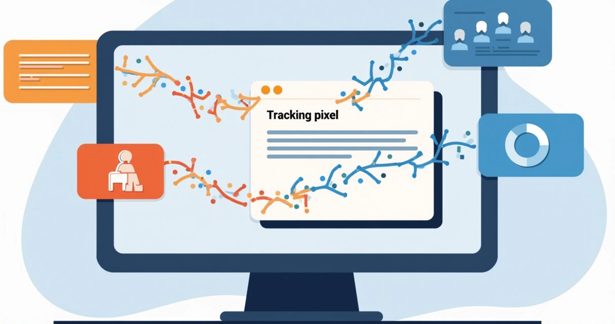 Tela com código do pixel de rastreamento para ecommerce 