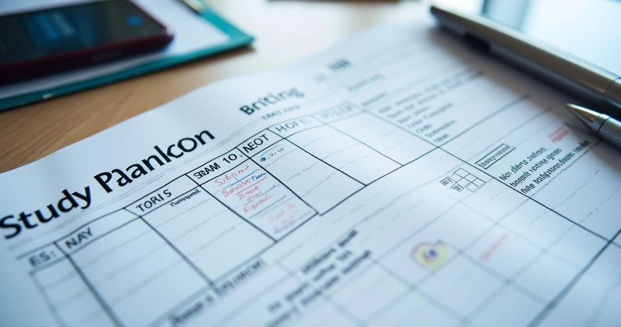 Calendário de estudos com metas para certificação ANBIMA 