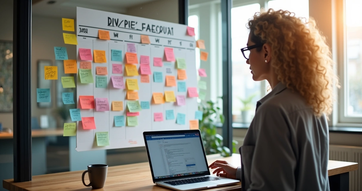 Profissional traçando planejamento de conteúdo para LinkedIn 