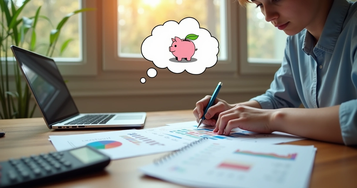 Pessoa planejando investimentos com prioridade na estratégia e não só no cashback 