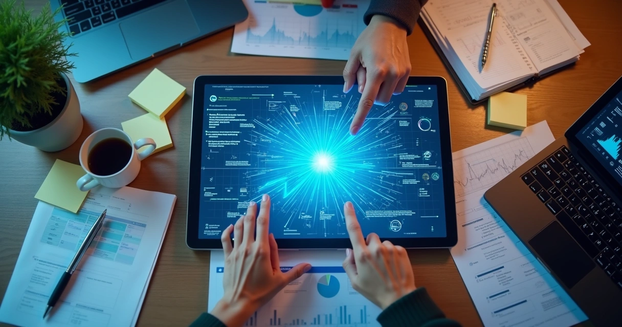 Planejamento estratégico com interface de IA 