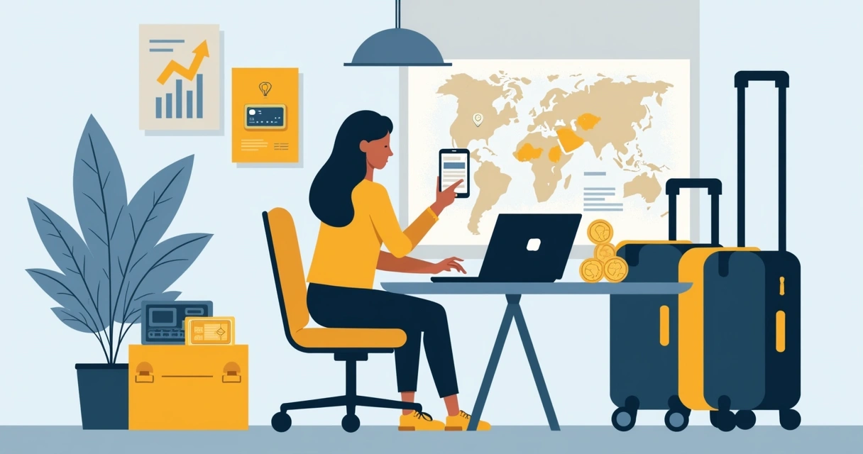 Organização financeira para viagem à Europa 