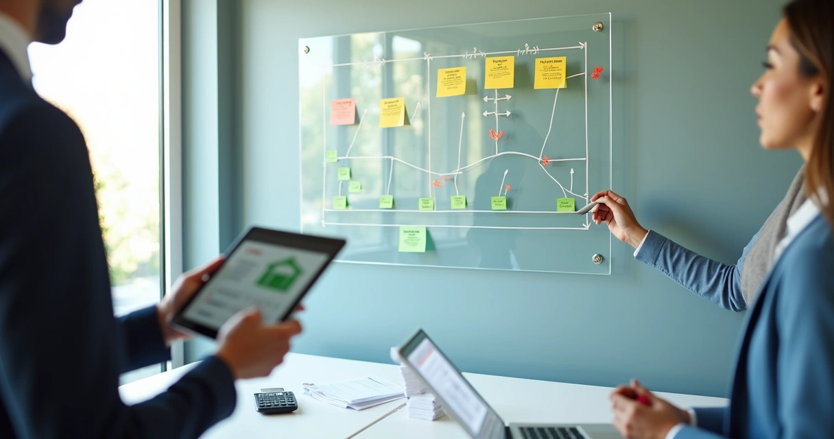 Painel de saída de caixa com recursos digitais e linha do tempo financeira 