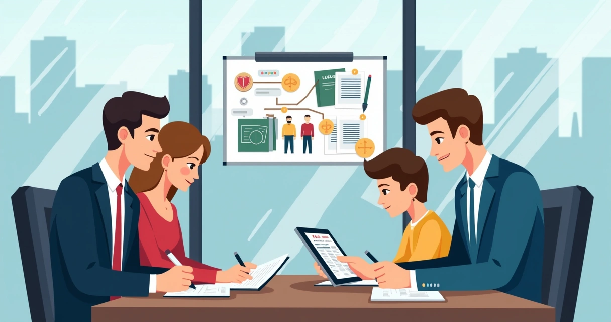 Consultor explicando impacto tributário em seguro de vida para família de alta renda 