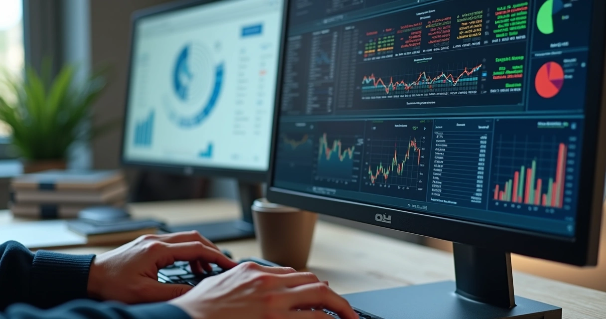 Planilha digital de despesas e software de automação financeira 