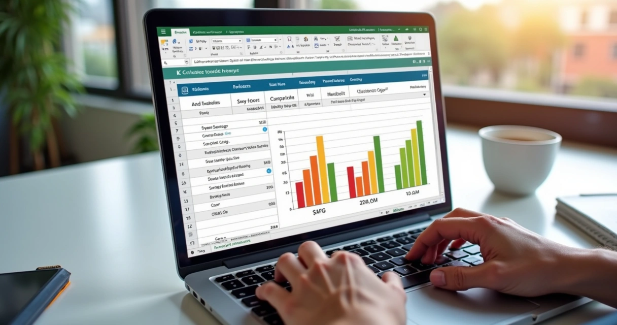 Planilha online aberta com simulação de precificação de produto 