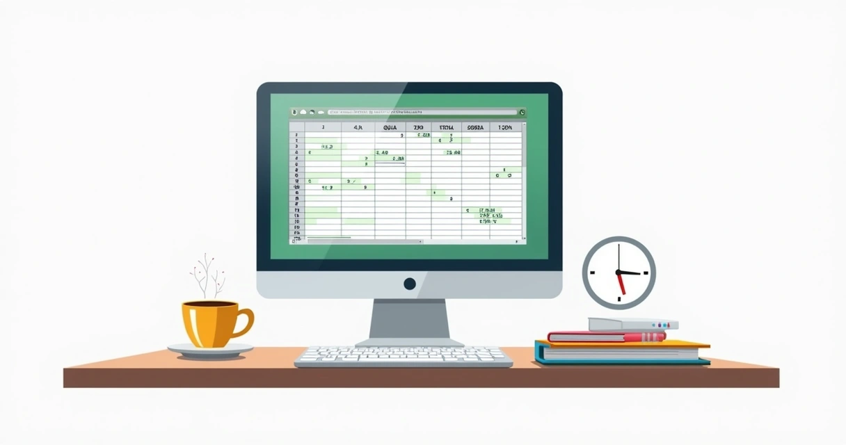 Planilha de Excel mostrando dados com vários zeros e outros números