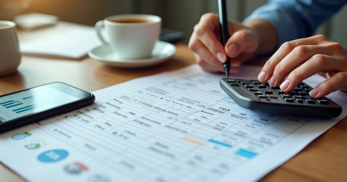 Planilha de planejamento financeiro para franquia digital