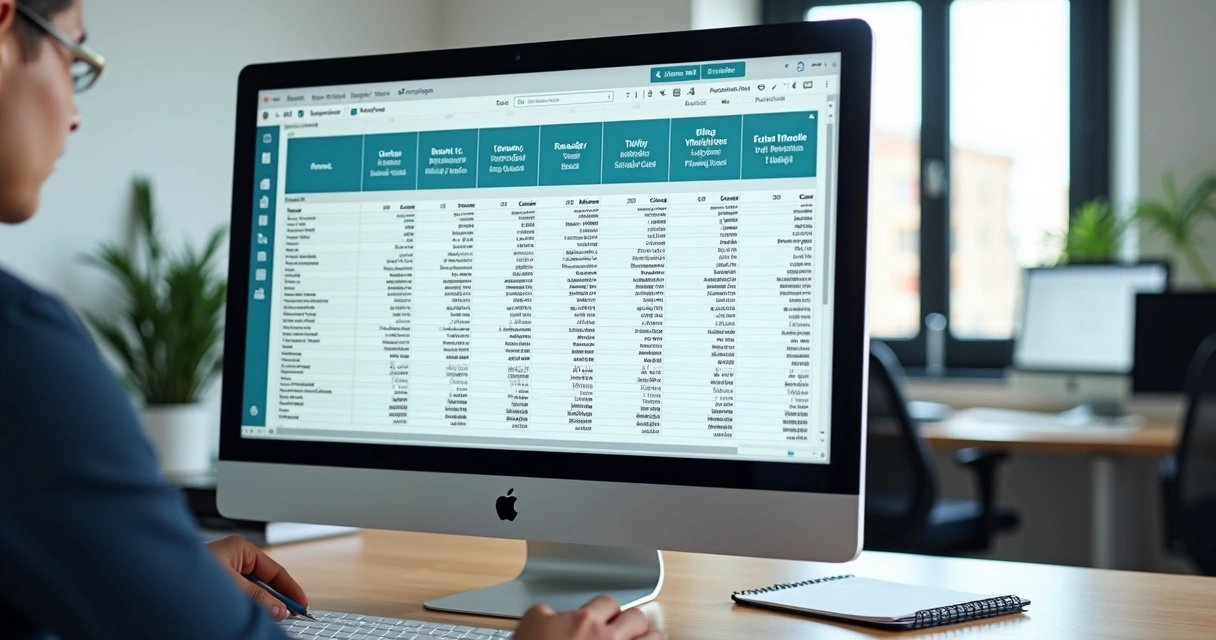 Planilha de fluxo de caixa com colunas mensais mostrando saldo 