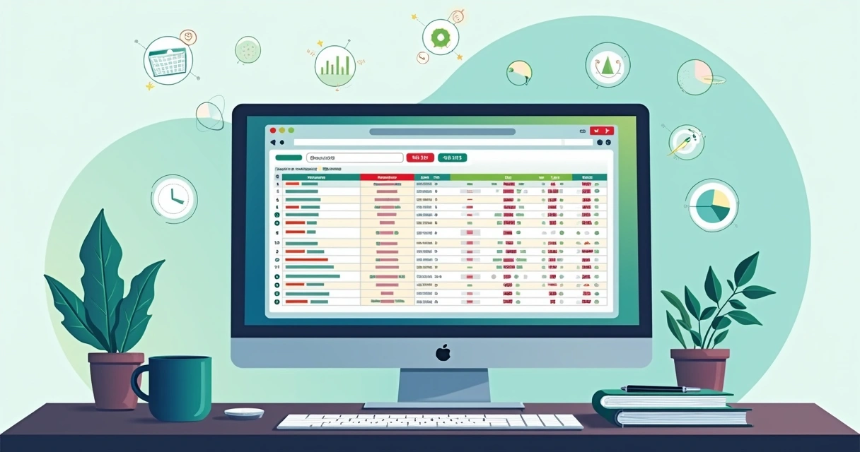 Planilha de apostas esportivas com dados organizados